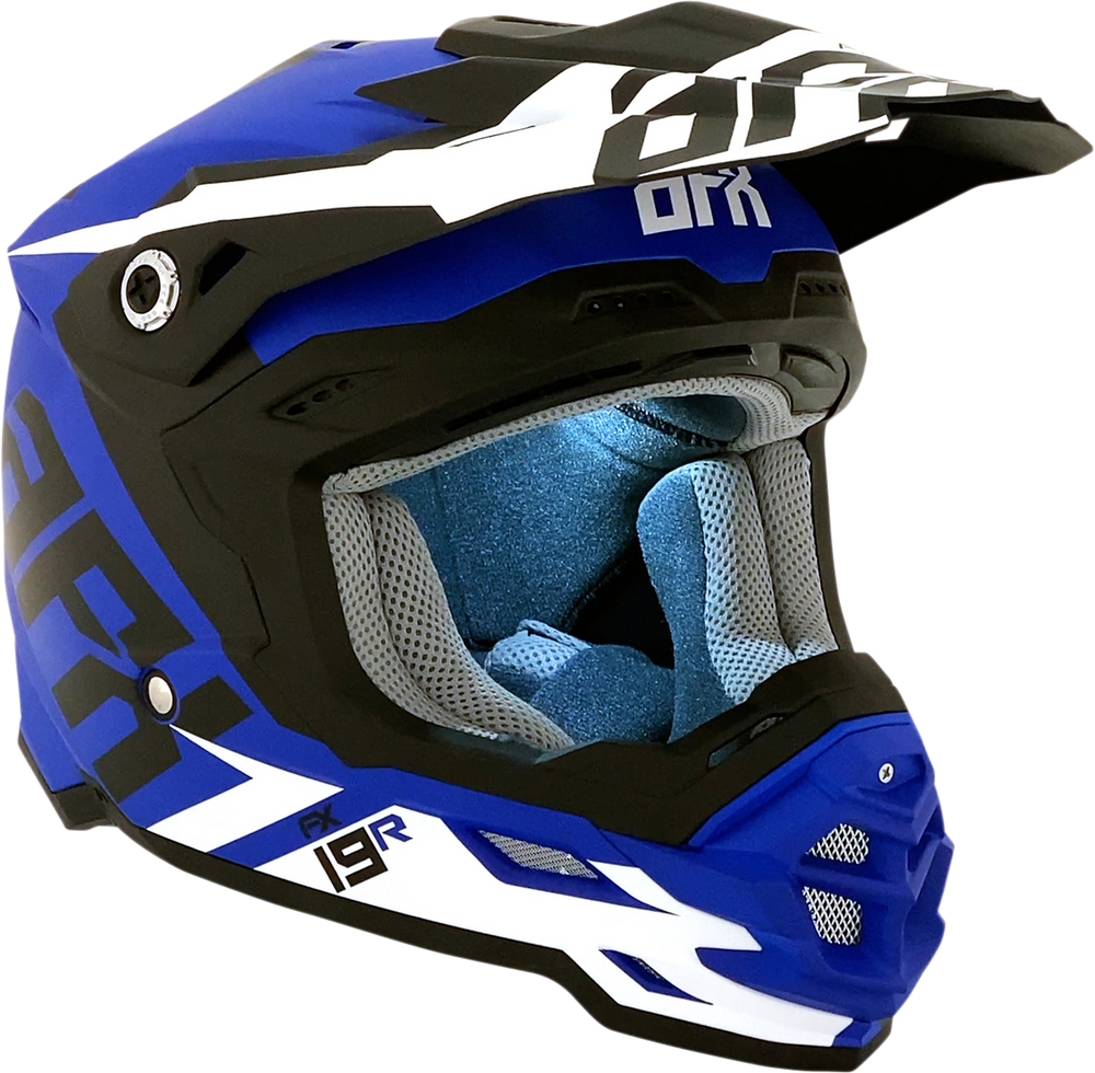 AFX FX-19R Helmet - Racing - Matte Blue - Medium 0110-7069