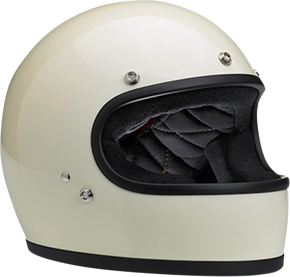 BILTWELL Gringo Helmet - Gloss Vintage White - Small 1002-102-102