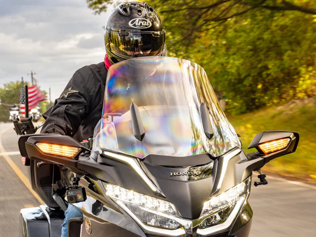 Goldstrike Strike Windshield Trim For Gold Wing, Black 18051