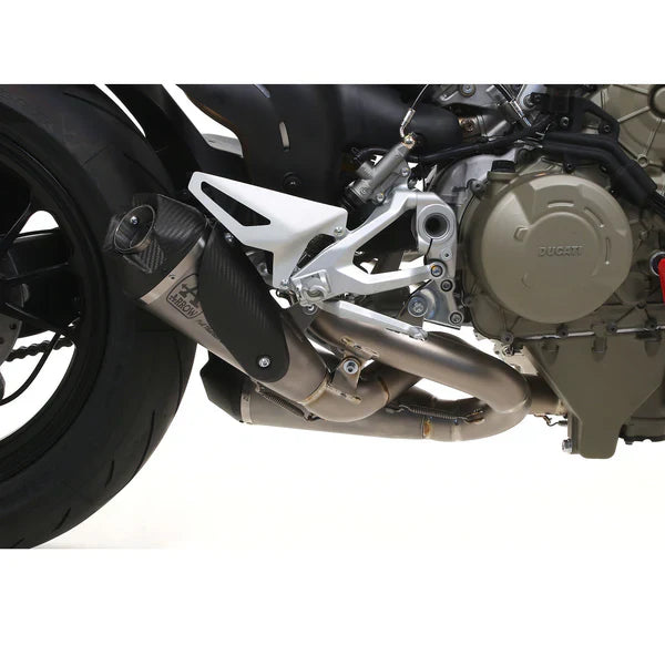 Arrow Ducati Panigale /Streetfighter V4 V4S 18-24 Racing Double Works Titanium Silencers + 1:1 Titanium Link Pipe 71162pk