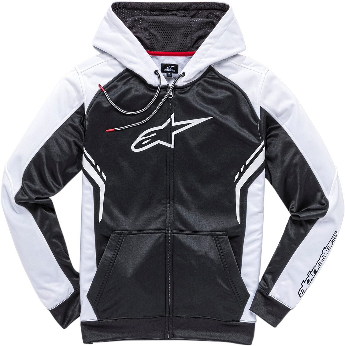 ALPINESTARS Strike Zip Hoodie - Black/White - XL 1019-531021020XL