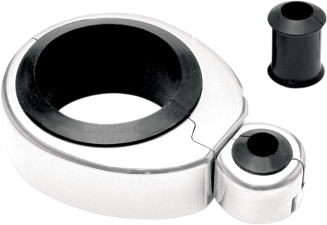 MOTION PRO Cable Clamp - Single - 1-1/4" - 1-1/2" Mounting Diameter - Chrome 11-1941