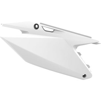 POLISPORT Side Panels - '19 RMZ Restyle - White - RM 125/250 2001-2008 8423600001