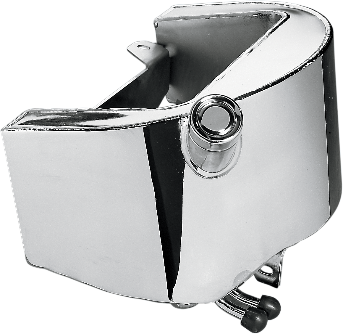 DRAG SPECIALTIES Side Fill Oil Tank - Chrome - 89'-99' Softail 74761A