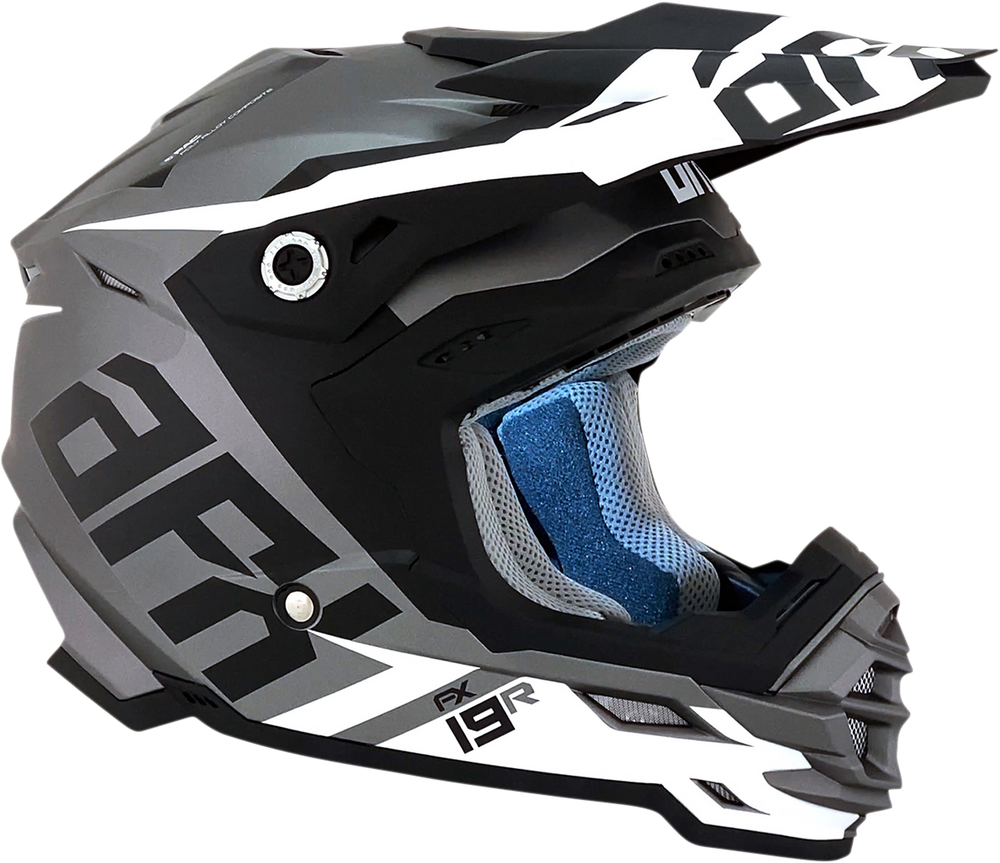 AFX FX-19R Helmet - Racing - Frost Gray - XL 0110-7076