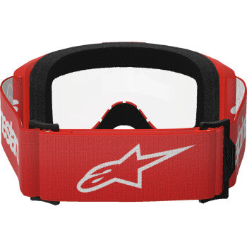 ALPINESTARS GOGGLES Vision 3 Goggle - Wordmark - Red - Clear Lens 5103325-3067