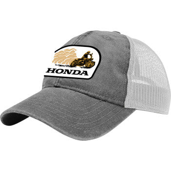HONDA APPAREL Honda Trucker Hat - Gray/White LEM25-H47
