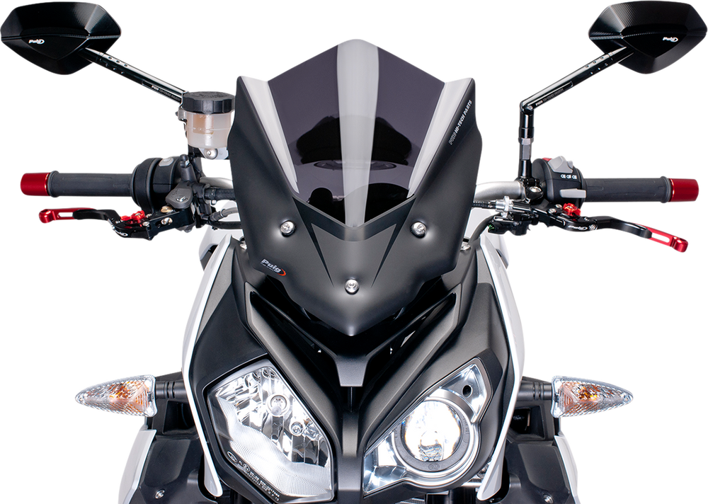 PUIG HI-TECH PARTS Race Windscreen - Dark Smoke - BMW 7040F