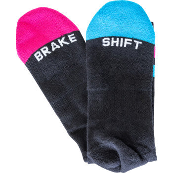 FMF Ride Bad Socks - Black - One Size FA24194906