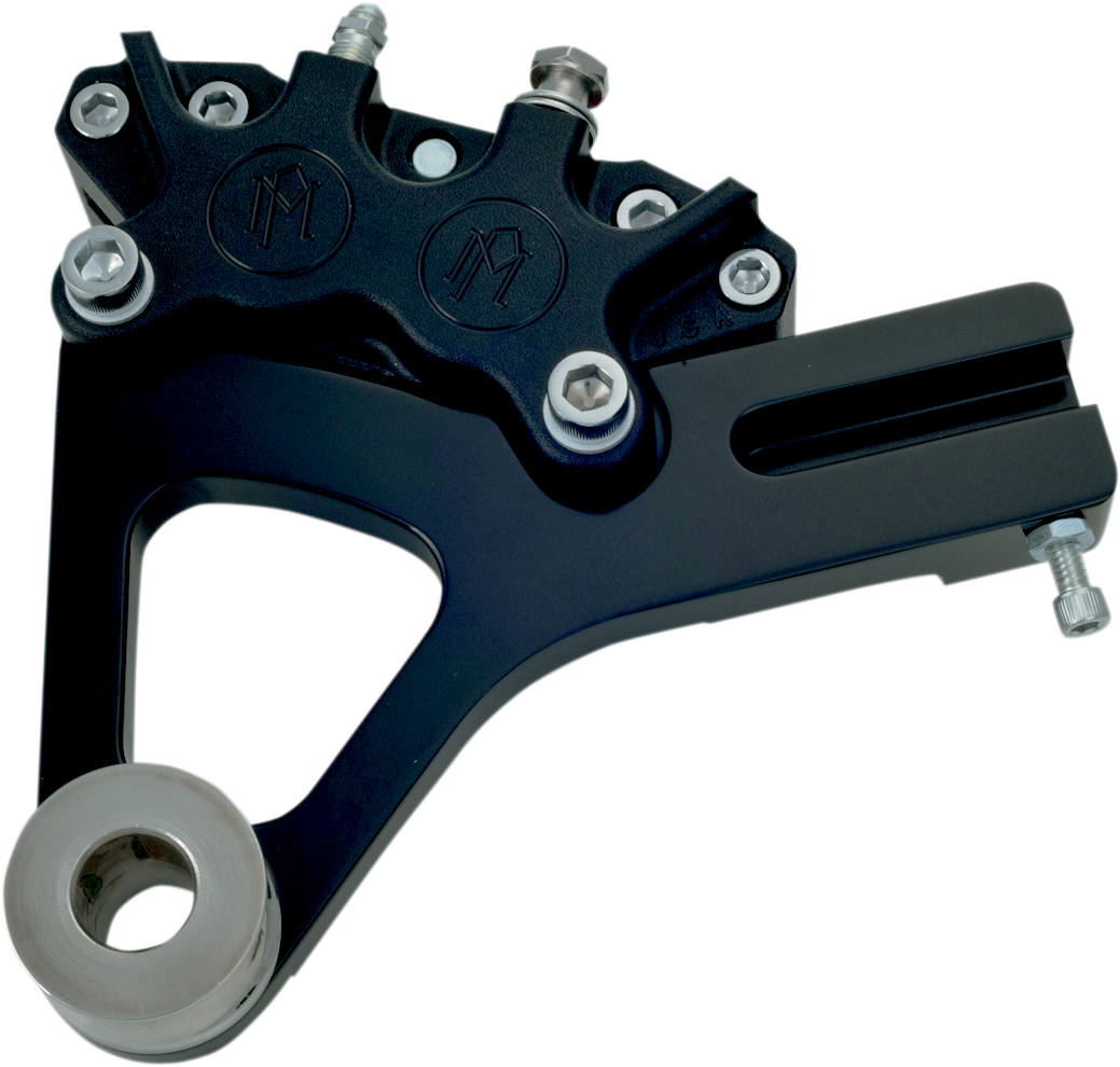PERFORMANCE MACHINE (PM) 4-Piston Caliper - Rear - Black Ops - 00-05 FXD 1283-0052-SMB