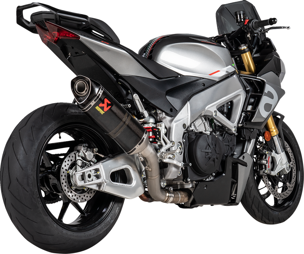 AKRAPOVIC Slip-On Line Muffler - Carbon Fiber RSV4  / Tuono V4 1100  2021-2024 S-A10SO13-RC 1811-4238