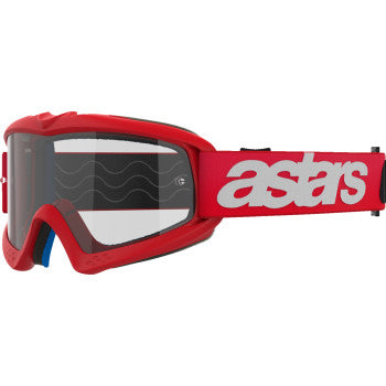 ALPINESTARS GOGGLES Youth Vision Goggle - Blaze - Red - Clear Lens 5140325-3067