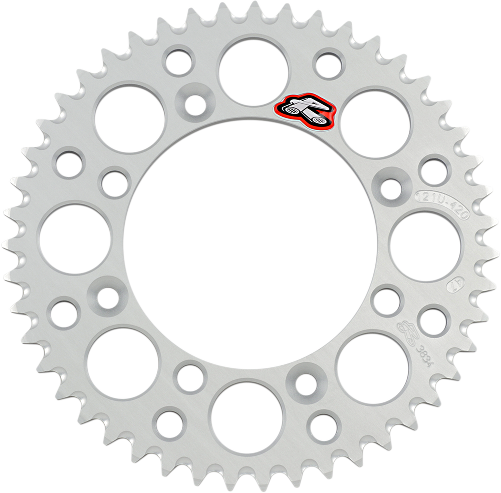 RENTHAL Sprocket - Yamaha - Silver - 47 Tooth 121U-420-47GBSI