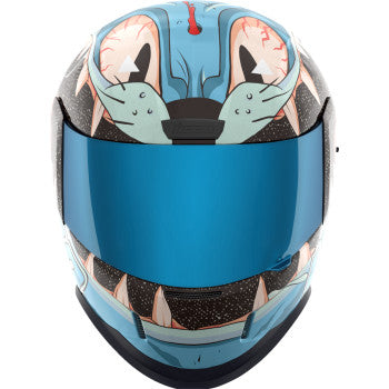 ICON Airform™ Helmet - 9 Lives - Blue - Large 0101-17386