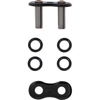 EK 525 L3D - Connecting Link - Rivet - Black 525L3D-MLJK