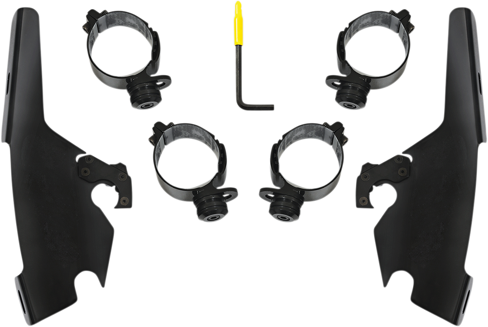 MEMPHIS SHADES Batwing - Mounting Kit - Black - FLSB MEB2044