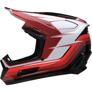 Z1R Youth Dirt Maxx Helmet - Vortex - Red/White - Large 0111-1719