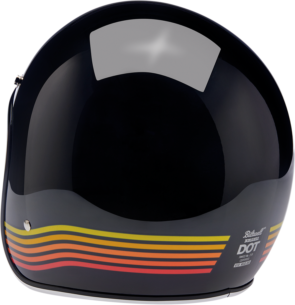 BILTWELL Bonanza Helmet - Gloss Black Spectrum - XL 1001-536-205