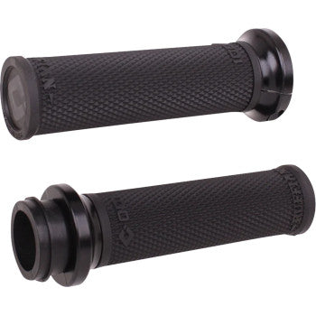 ODI Ruffian Lock-On Street Grips - Indian TBW - Black/Black V30ITWB-B