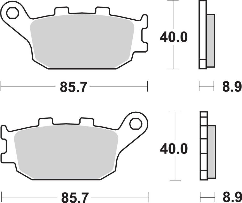 SBS LS Brake Pads - Kawasaki/Suzuki - 657LS 657LS