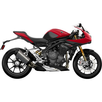 STOMPGRIP Traction Pad Tank Grips - Icon - Black - Speed Triple 1200RR/RS 55-14-0183-1B