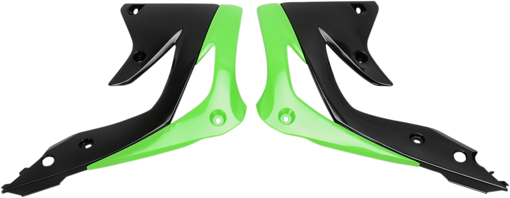 UFO Radiator Shroud - Black/Green KA04719-999