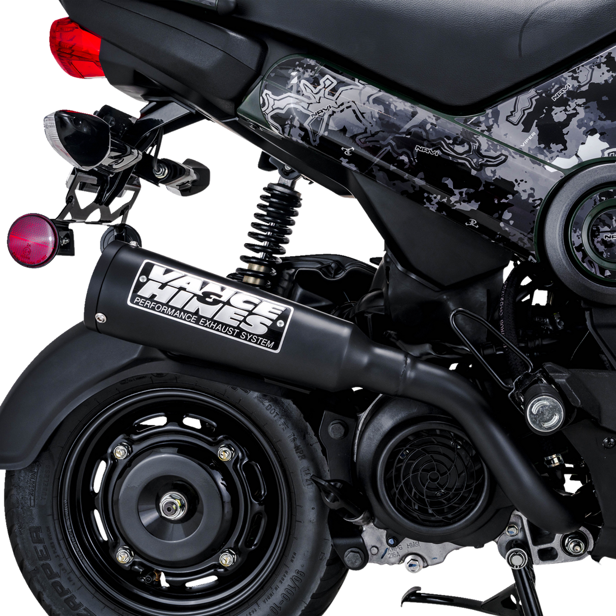VANCE & HINES Upsweep Exhaust System - Black for Navi 2022 48241 1811-4379