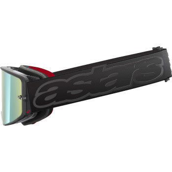 ALPINESTARS GOGGLES Supertech Vision Goggle - Vista - Black - Gold Mirror Lens 5100226-1581