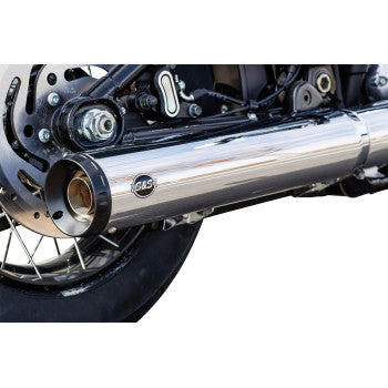 S&S CYCLE Grand National Slip-On Muffler - 50 State - 4" Chrome - M8 Softail 550-1160