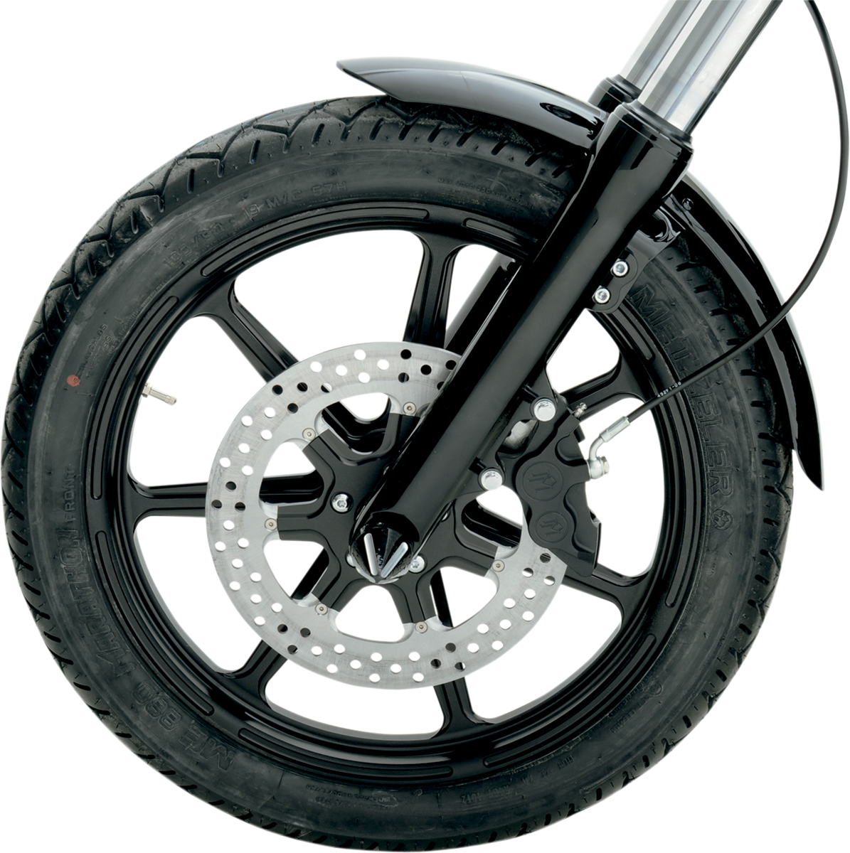 PERFORMANCE MACHINE (PM) 4-Piston Caliper - Front Left - Black Ops - 11.5" 0053-2919-SMB