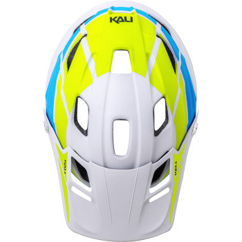 KALI Maya 3.0 Helmet - LTD Race - Matte Gray/Lime/Blue - S/M 220424316