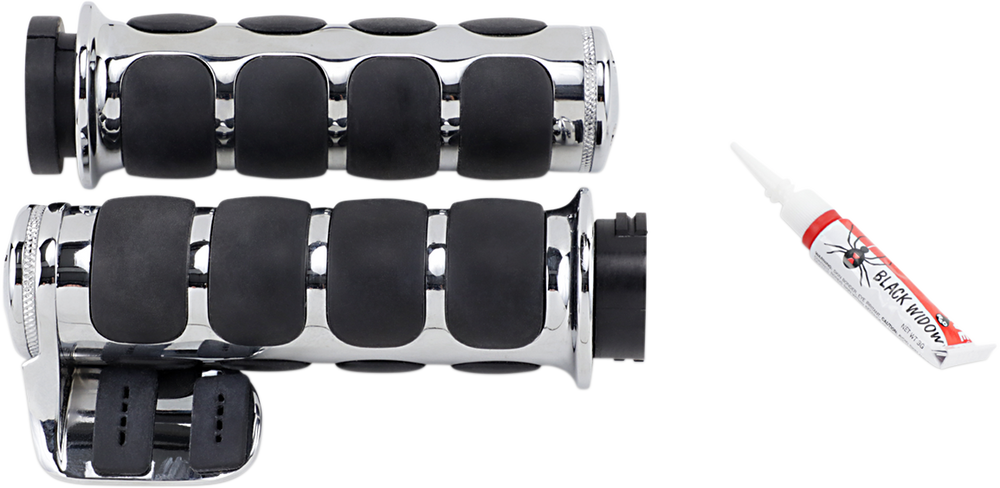 KURYAKYN Grips - ISO® - Cable - Chrome 6342