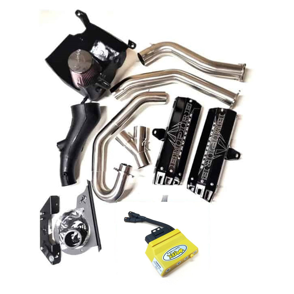 Empire industries 2015-22  yamaha raptor 700 big 3 combo dual exhaust (no air box) EMP-RAP-15-D3-VORTEX