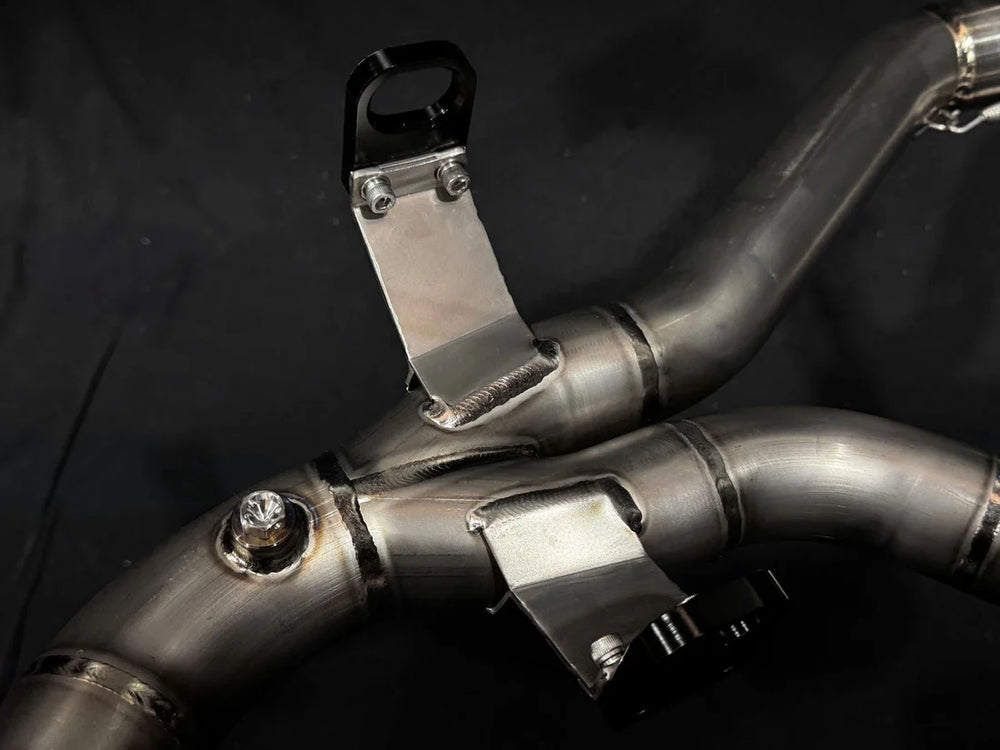 Vandemon  BMW R1300GS  2023-2025 Adventure Titanium Exhaust System with OEM Valve BMWR1300GSTIEXHA VA-26