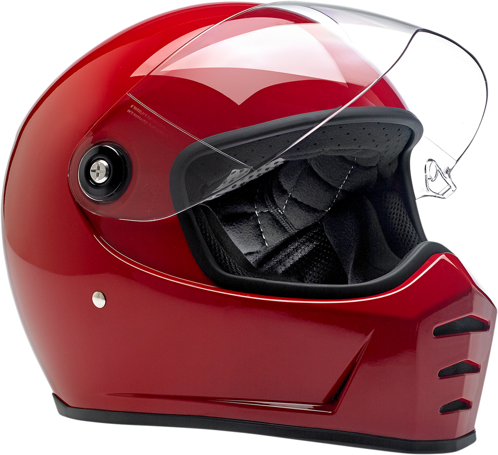 BILTWELL Lane Splitter Helmet - Gloss Blood Red - XS 1004-837-101