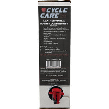 CYCLE CARE FORMULAS Formula 4 Leather Vinyl - Bag in Box - 1 U.S. gal. CCF04BB02_1G