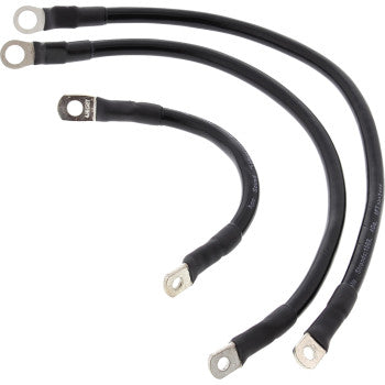 ALL BALLS Battery Cable Kit - Black 79-3001-1