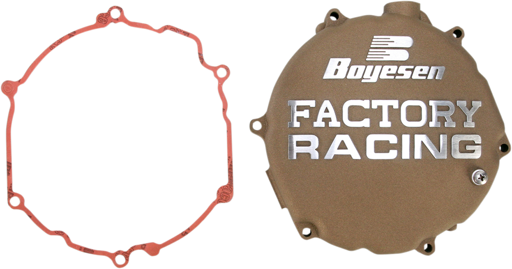BOYESEN Clutch Cover - Gold - KX250 CC-12CM