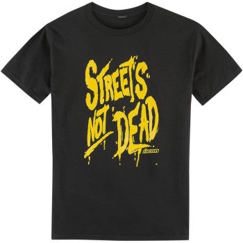 ICON Streets Not Dead T-Shirt - Black - Medium 3030-17642
