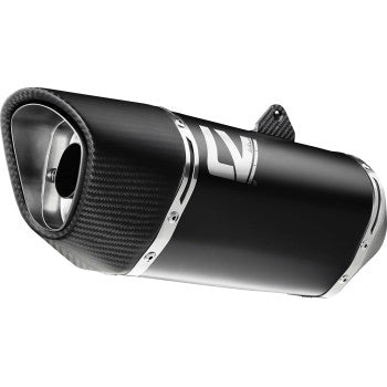 LEOVINCE LV-14 R Slip-On Muffler - Black Edition - Z/Ninja 400/500 2024 15607BU