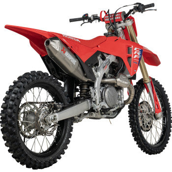 S-H4E1-FDHLT AKRAPOVIC Evolution Line Exhaust System - Titanium - CRF450R/CRF450RX 2025 1820-2089