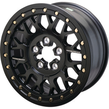 MOOSE RACING Wheel - 346X - Beadlock/5 Lug - Front/Rear - Black - 15x7 - 5/4.5 - 5+2 346BLMO 157545MB54