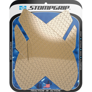 STOMPGRIP Traction Pad Tank Grips - Icon - Clear - Triumph 55-14-0078C