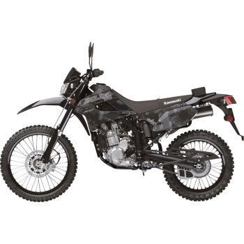 STOMPGRIP Traction Pad Tank Grips - Icon - Black - KLX 300/SM 55-14-0089-1B