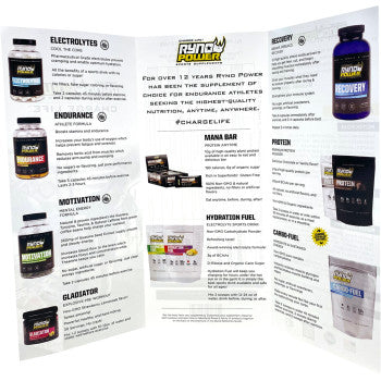 RYNO POWER Brochure Refill for Display - 50 Pack TRI-LOGO