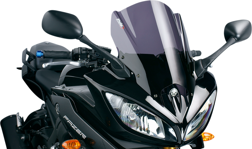 PUIG HI-TECH PARTS Race Windscreen - Dark Smoke - Fazer8 5572F