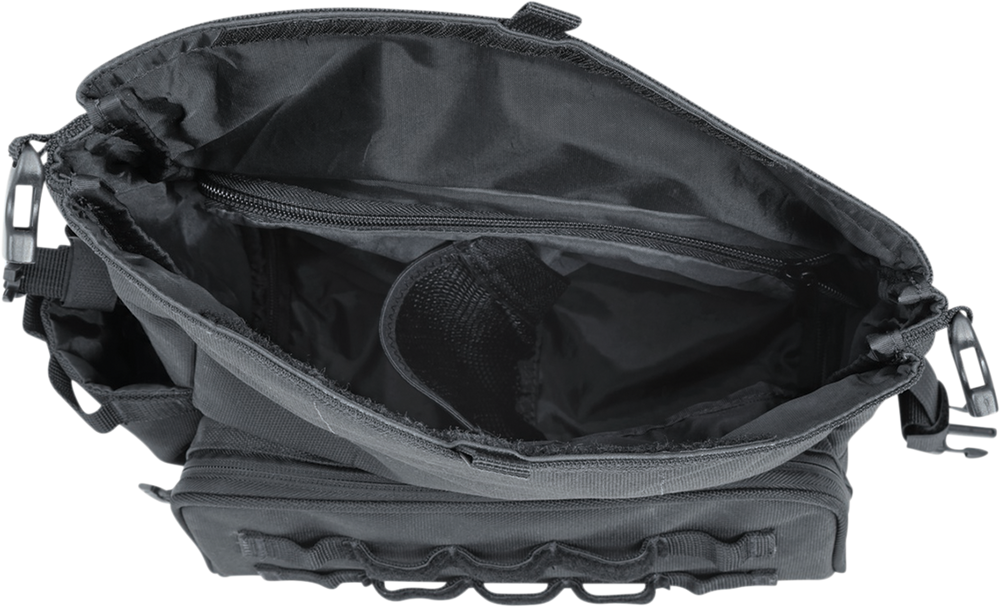 KURYAKYN Hoodrat Universal Swing Arm Bag - Black 5170