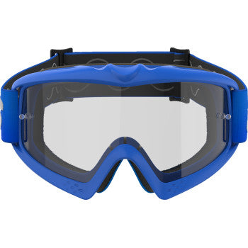 ALPINESTARS GOGGLES Youth Vision Goggle - Blaze - Blue - Clear Lens 5140325-7189