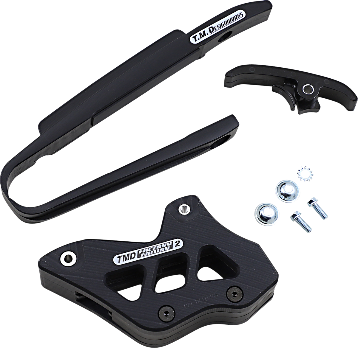 T.M. DESIGNWORKS Chain Guide/Slider - KTM - Black KTM-230-BK
