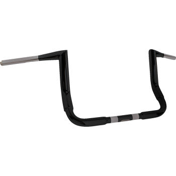 KHROME WERKS Buck-50 Handlebar - FLH - 12" - Black 310712